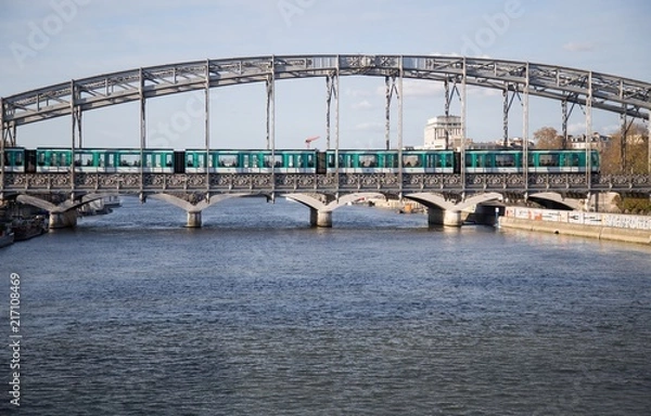Obraz Seine river bridges