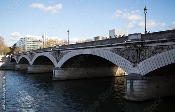 Obraz Seine river bridges