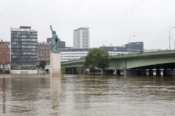 Obraz Paris flood