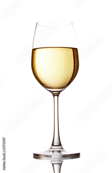 Fototapeta White wine