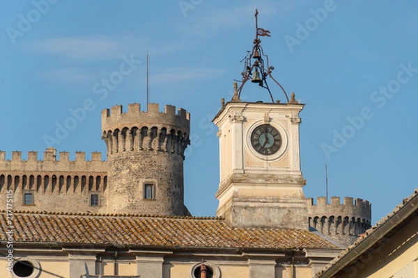 Fototapeta Castello Orsini-Odescalchi, Medieval castle in Bracciano, in the Province of Rome, Lazio, Italy, built in the 15th century