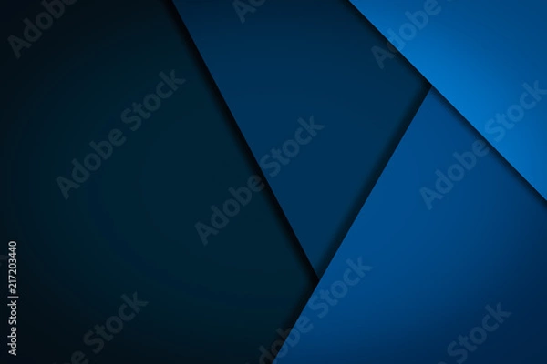 Obraz Abstract blue background geometric dark blue background texture