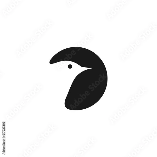 Obraz Bird Flat Logo Template Design