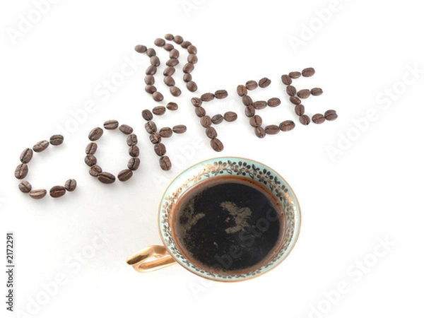 Obraz coffee inscription