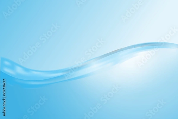 Obraz Abstract, Blue Water Wave Surface Background.