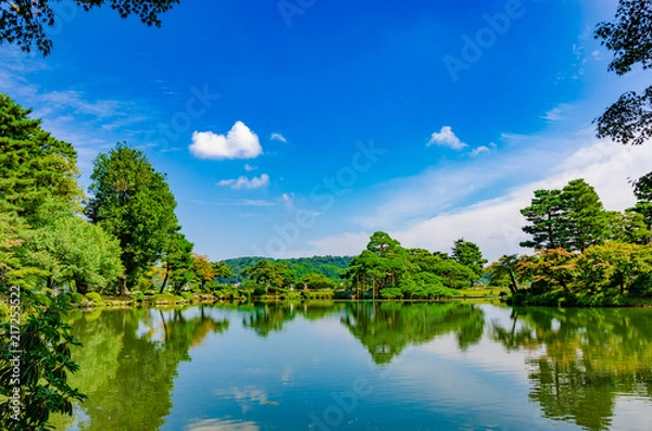 Obraz 夏の兼六園