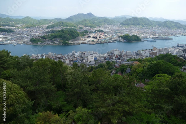 Fototapeta しまなみ海道と向島