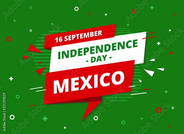 Obraz Mexico Independence day vector illustration