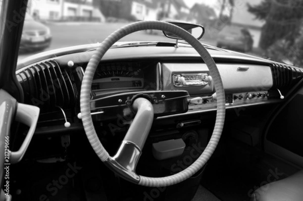 Obraz Oldtimer Citroen Amaturenbrett