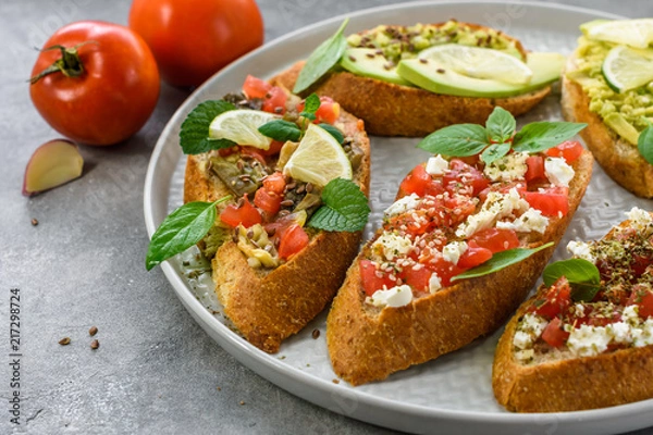 Obraz Snack bruschetta.