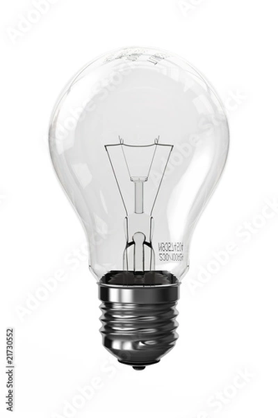 Obraz Light Bulb isolated on the white