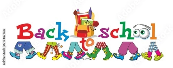 Fototapeta back to school