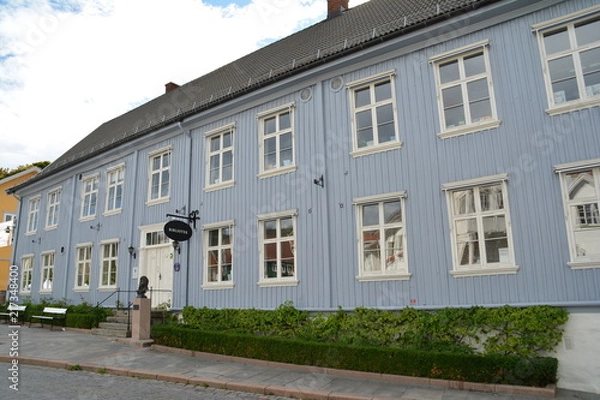 Obraz Bibliothek in Drøbak, Norwegen