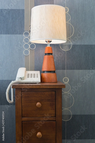 Fototapeta Side bed lamp