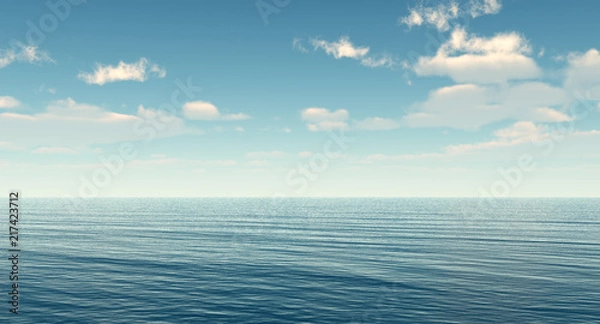 Obraz Beautiful sea and clouds sky