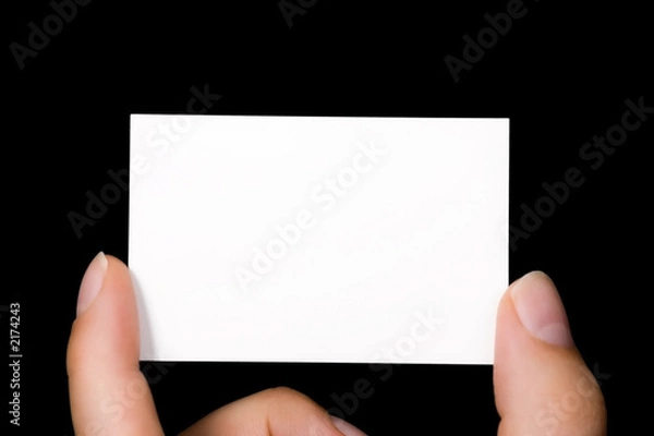 Obraz leere visitenkarte