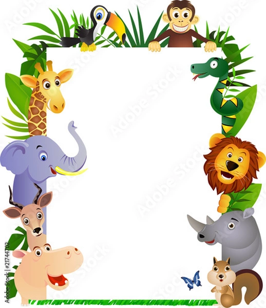 Obraz Wild animal frame