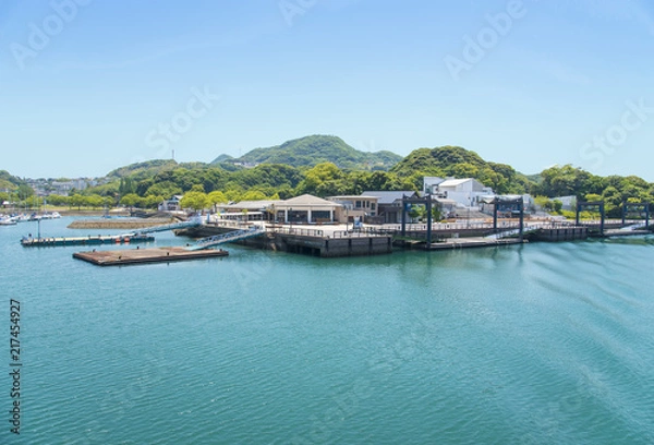 Fototapeta 西海国立公園にある九十九島パールシーリゾート（長崎県佐世保市）