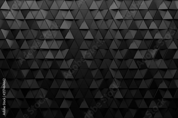 Obraz CGI 3d triangular wallpaper background