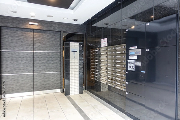 Fototapeta オートロックマンションの玄関