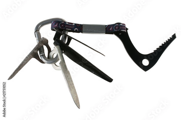 Fototapeta Used Knifeblades, Bugaboos and Pitons