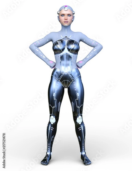 Fototapeta サイボーグ女性