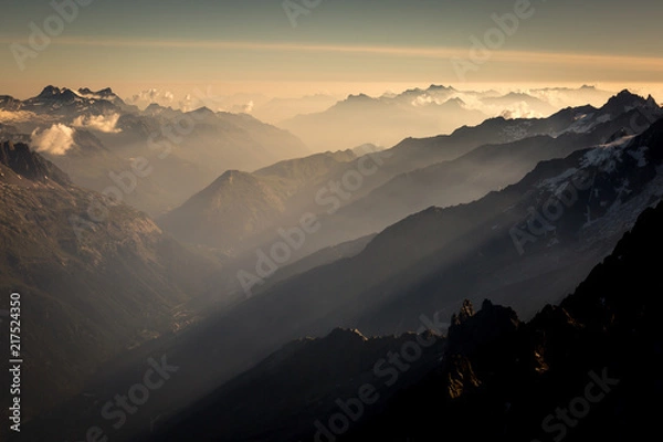 Obraz Sunset in the Alps