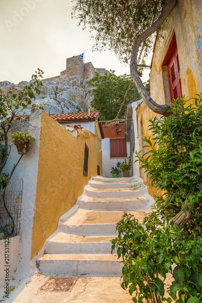 Obraz Quartier d'Anafiotika à Athènes