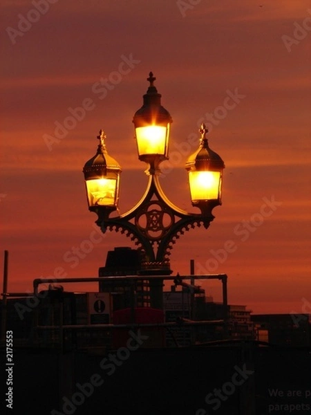 Fototapeta tri lamps