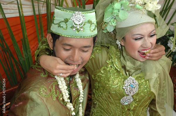 Obraz bride and groom