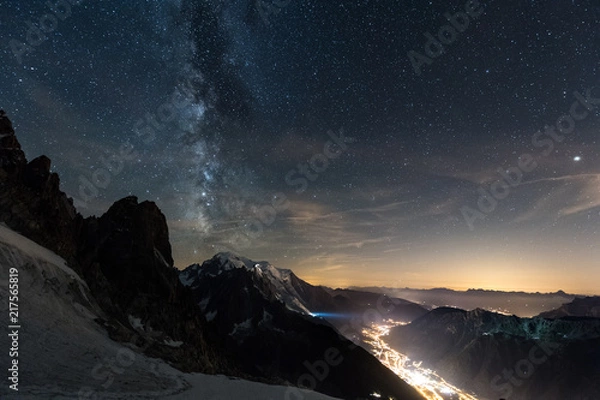 Fototapeta Grands Montets 2018