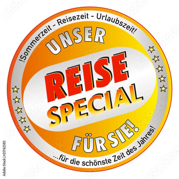 Fototapeta Urlaubsbutton