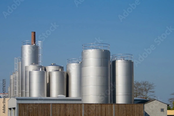 Obraz Cheese and milk factory