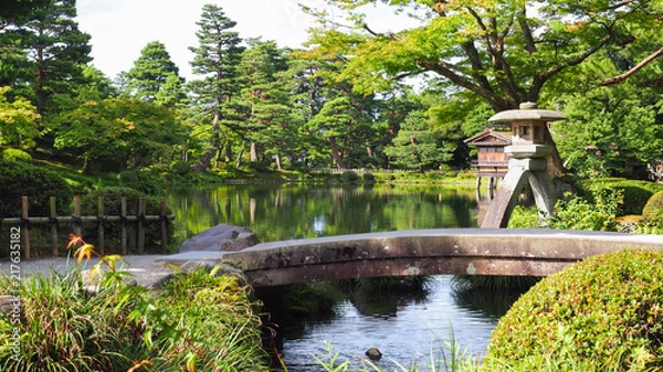 Obraz 金沢　兼六園　霞ヶ池 