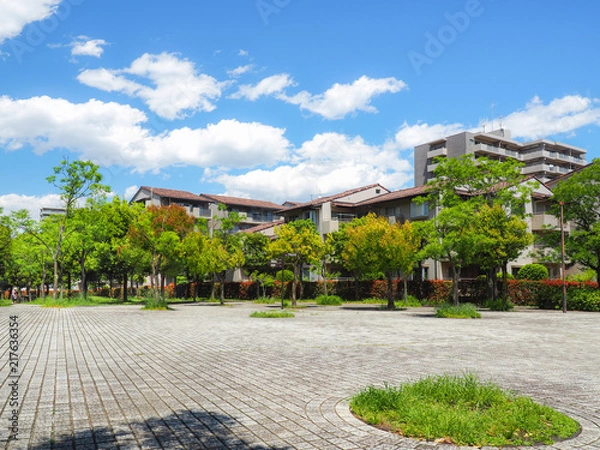 Obraz 郊外の住宅街