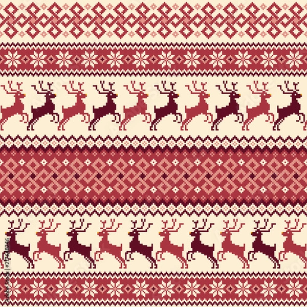 Fototapeta ノルディック柄,