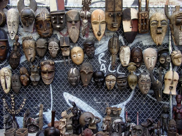 Obraz tribal masks