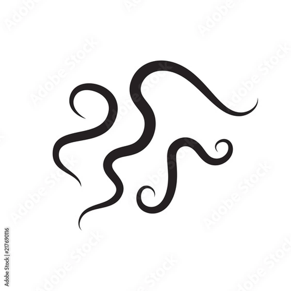 Obraz worm parasite vector icon