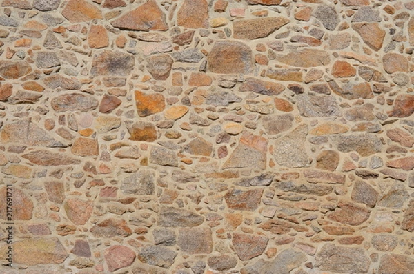 Fototapeta Natursteinmauer