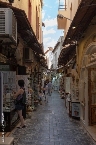 Fototapeta Gassen auf Kreta