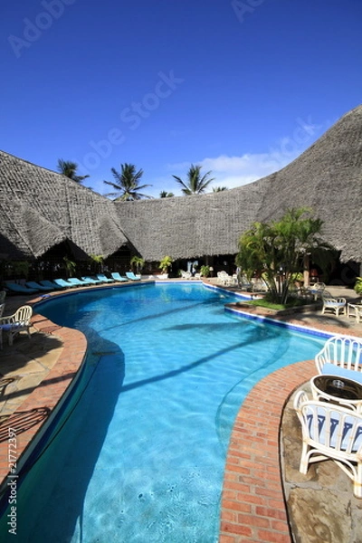 Fototapeta kenya watamu piscina