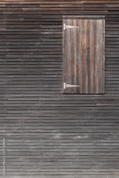 Fototapeta Brown Barn Door