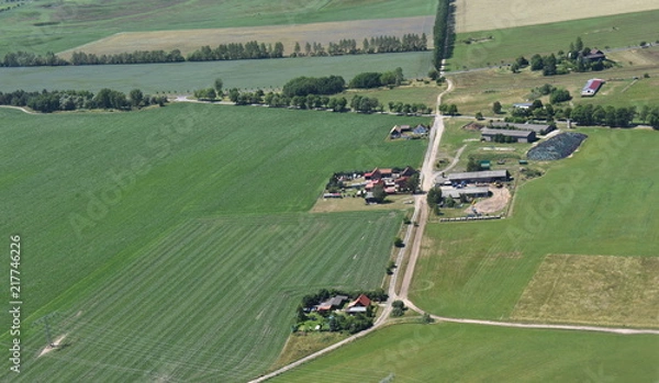 Fototapeta Viereck bei Pasewalk