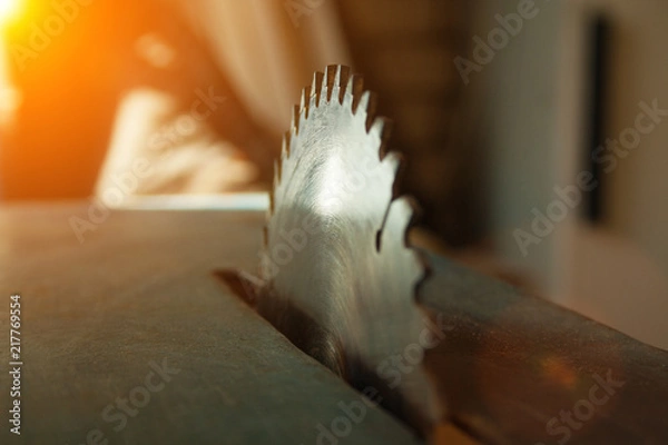 Obraz Circular saw close-up