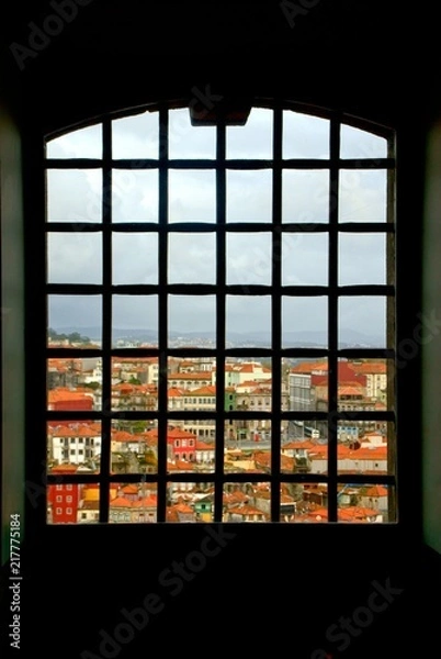 Obraz Inside old prison in Oporto