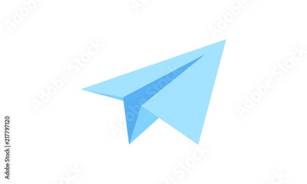 Fototapeta Toy plane paper illustration design vector