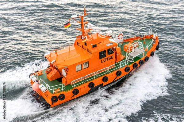 Fototapeta Lotsenboot