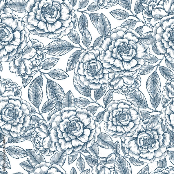 Obraz Floral seamless pattern. 