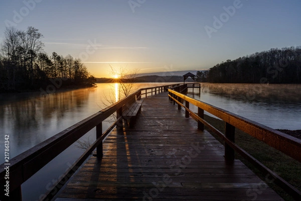 Obraz Morning on the Pier