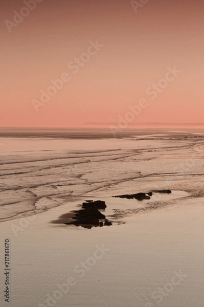 Fototapeta the ocean sunset